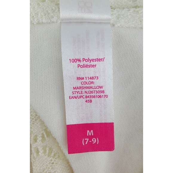 No Boundaries Fit Flare Dress Sz M Ivory - Picture 8 of 9